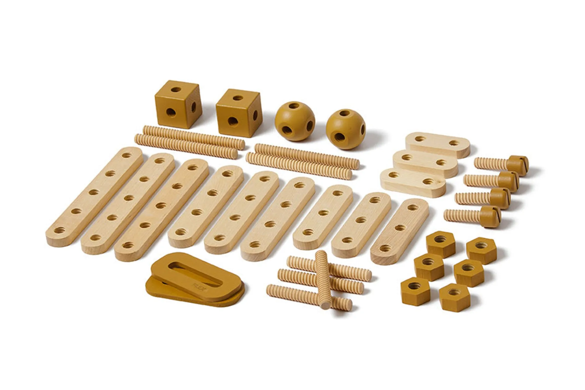 Cheap FLEXA Byggesaet Mustard/Birch Plywood