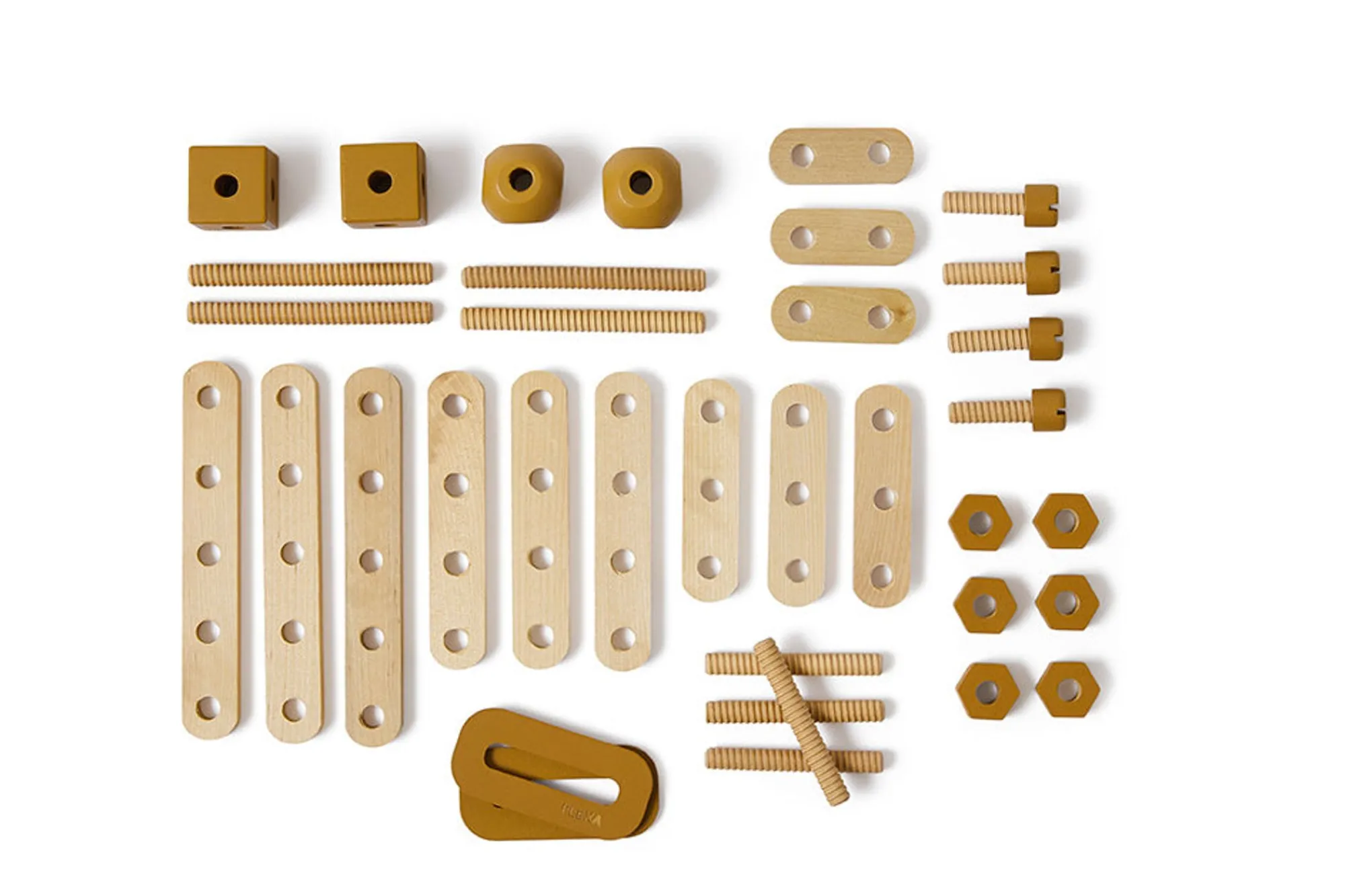Cheap FLEXA Byggesaet Mustard/Birch Plywood