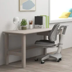 Clearance FLEXA Classic Skrivebord Med Skuffe Grey Washed Pine