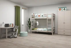 Clearance FLEXA Classic Skrivebord Med Skuffe Grey Washed Pine