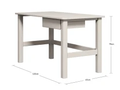 Clearance FLEXA Classic Skrivebord Med Skuffe Grey Washed Pine