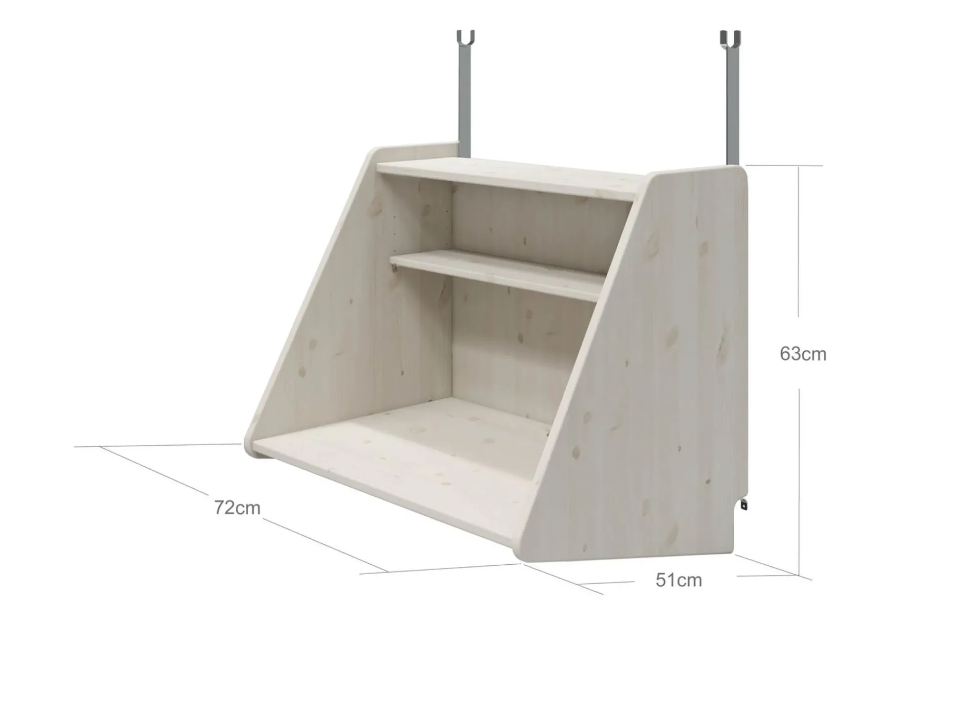 Sale FLEXA Click-On-Skrivebord White Washed Pine
