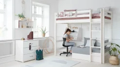 Clearance FLEXA Click-On-Skrivebord White Washed Pine