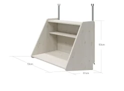 Clearance FLEXA Click-On-Skrivebord White Washed Pine