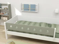 Best FLEXA Daybed White/Natural Green