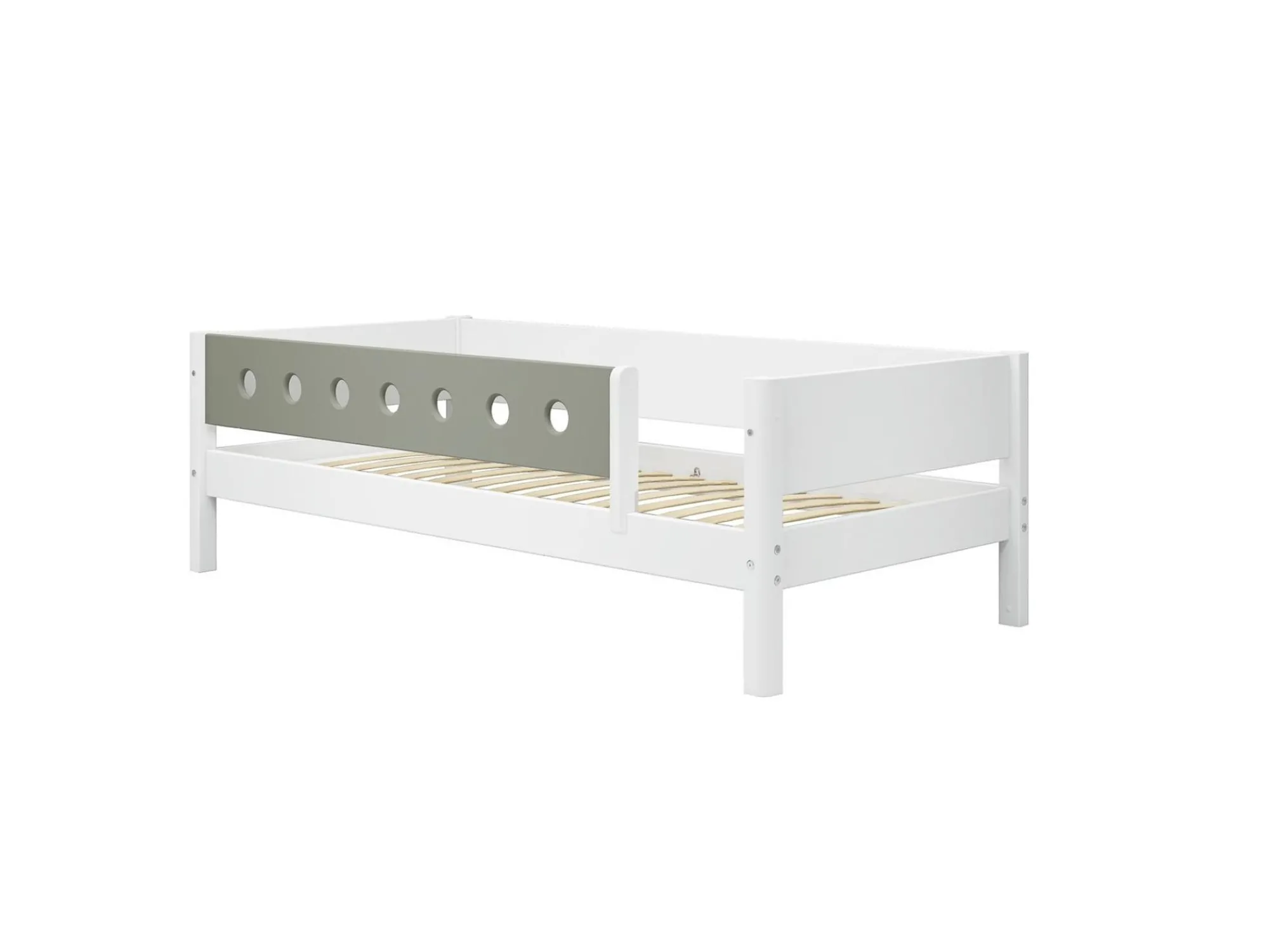 Best FLEXA Daybed White/Natural Green
