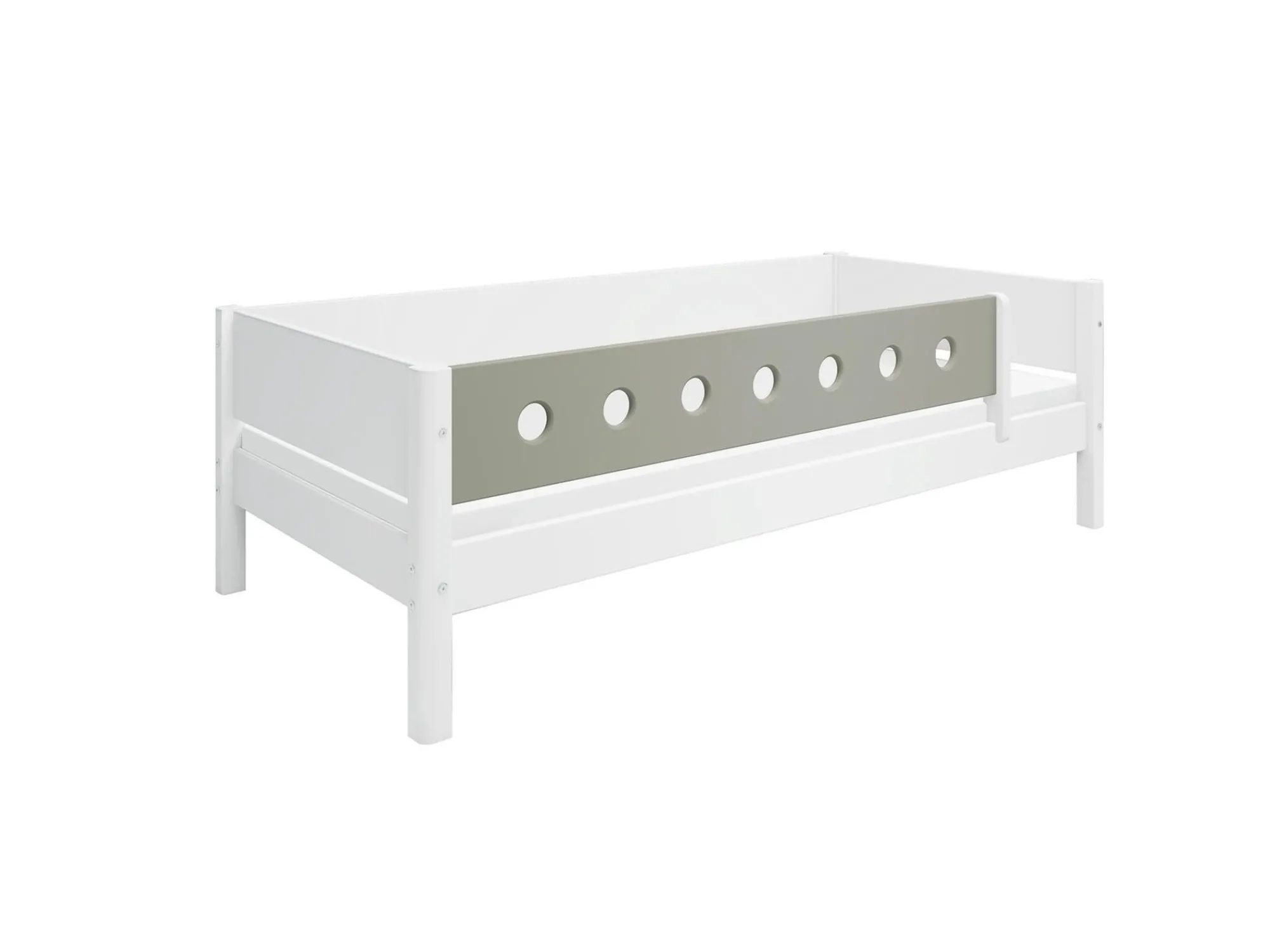 Best FLEXA Daybed White/Natural Green