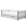 Hot FLEXA Daybed Med Udtraeksfunktion White/Oak
