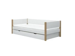 Hot FLEXA Daybed Med Udtraeksfunktion White/Oak