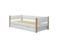 Hot FLEXA Daybed Med Udtraeksfunktion White/Oak