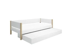 Hot FLEXA Daybed Med Udtraeksfunktion White/Oak