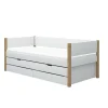 Cheap FLEXA Daybed Med Udtraeksseng Og To Skuffer White/Oak