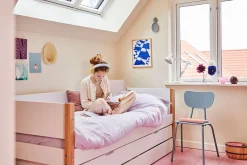 Cheap FLEXA Daybed Med Udtraeksseng Og To Skuffer White/Oak
