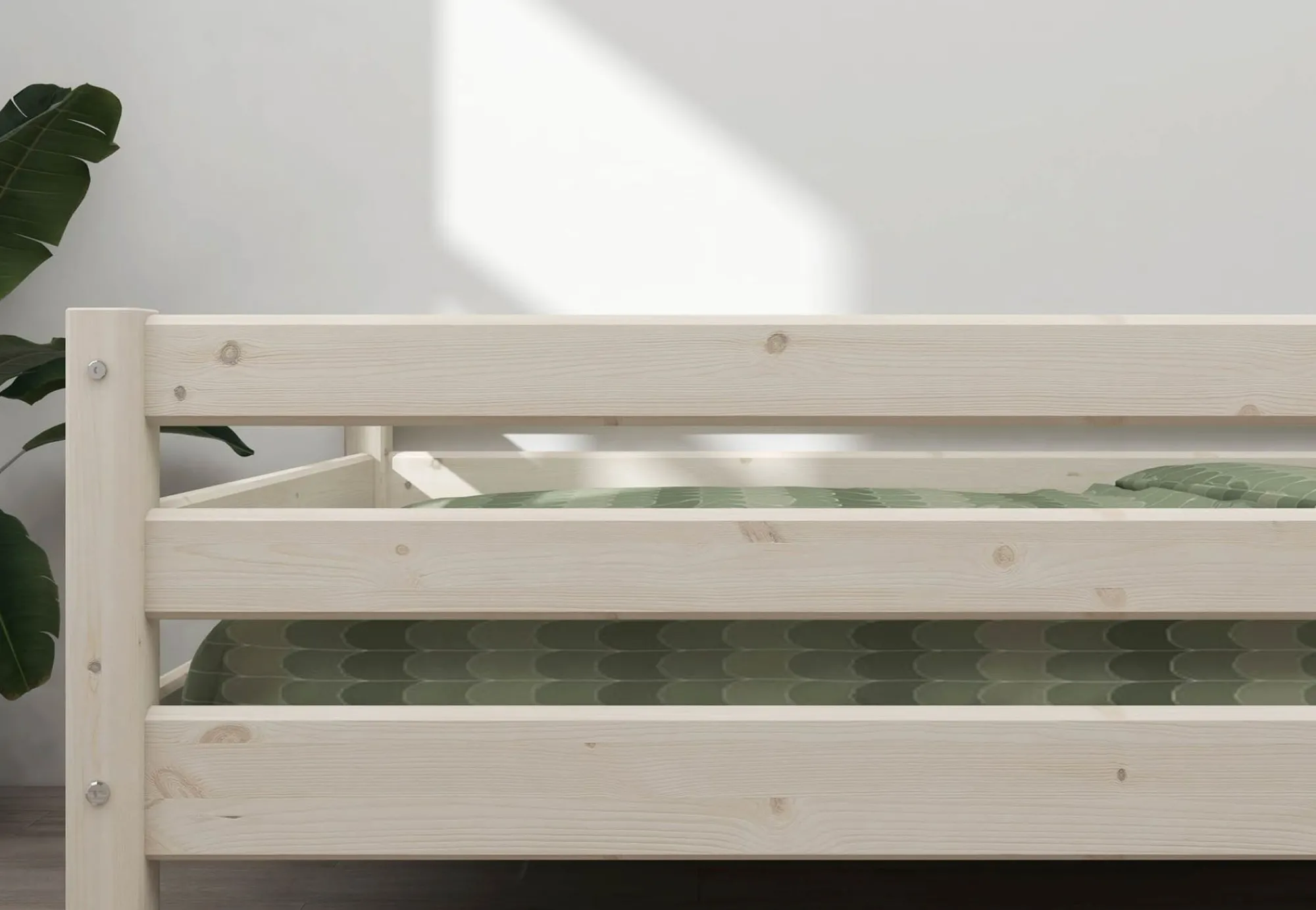 Discount FLEXA Enkeltseng White Washed Pine