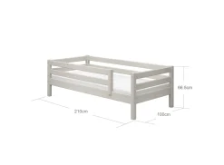 Discount FLEXA Enkeltseng White Washed Pine