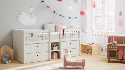 Store FLEXA Enkeltseng White