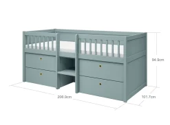 Shop FLEXA Enkeltseng Blue-Ish