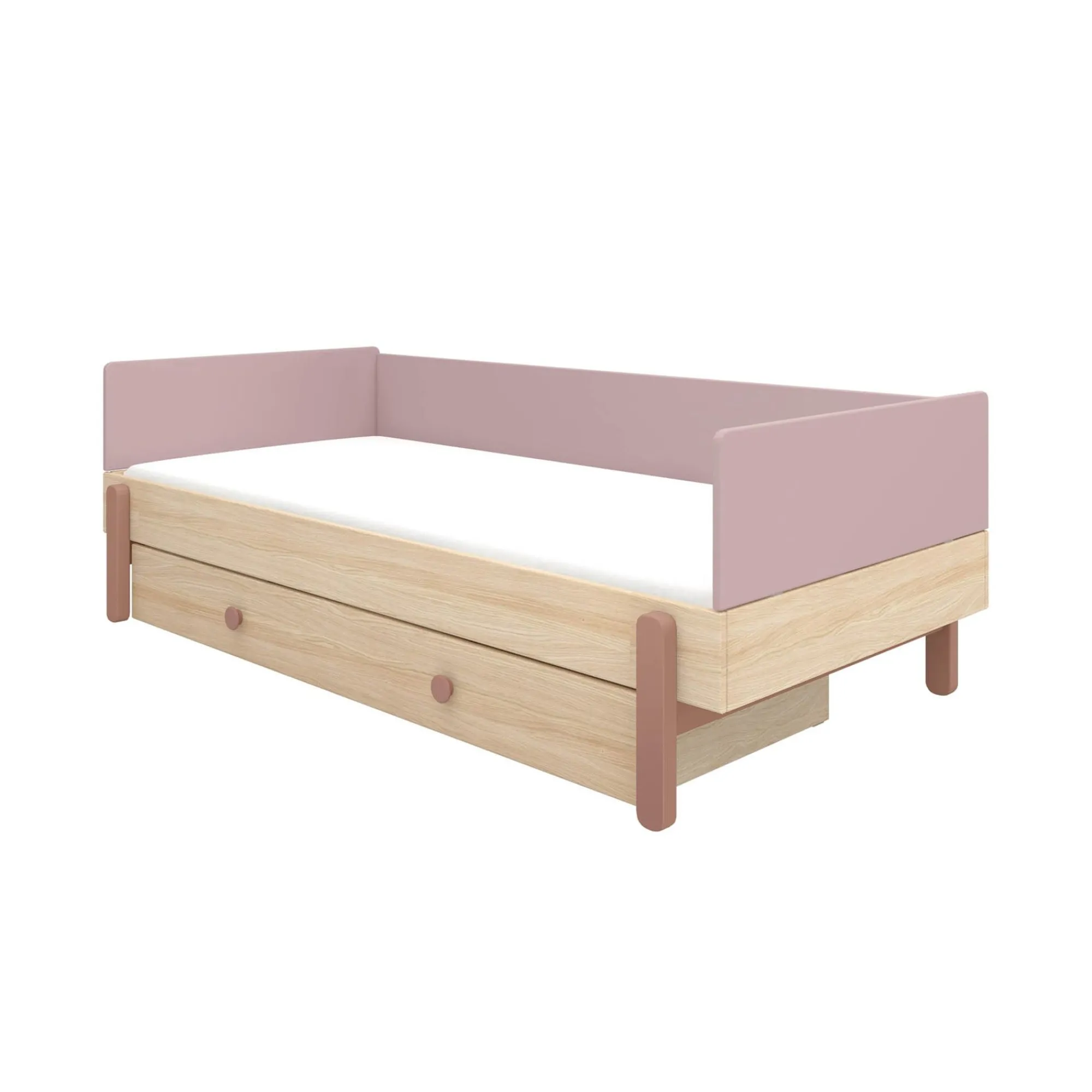 Best Sale FLEXA Enkeltseng Cherry/Oak