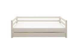 Cheap FLEXA Enkeltseng Med Gaesteseng White Washed Pine