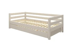 Cheap FLEXA Enkeltseng Med Gaesteseng White Washed Pine