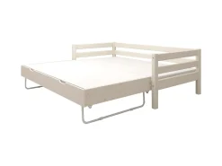 Cheap FLEXA Enkeltseng Med Gaesteseng White Washed Pine