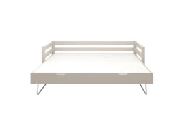 Best Sale FLEXA Enkeltseng Med Gaesteseng Grey Washed Pine