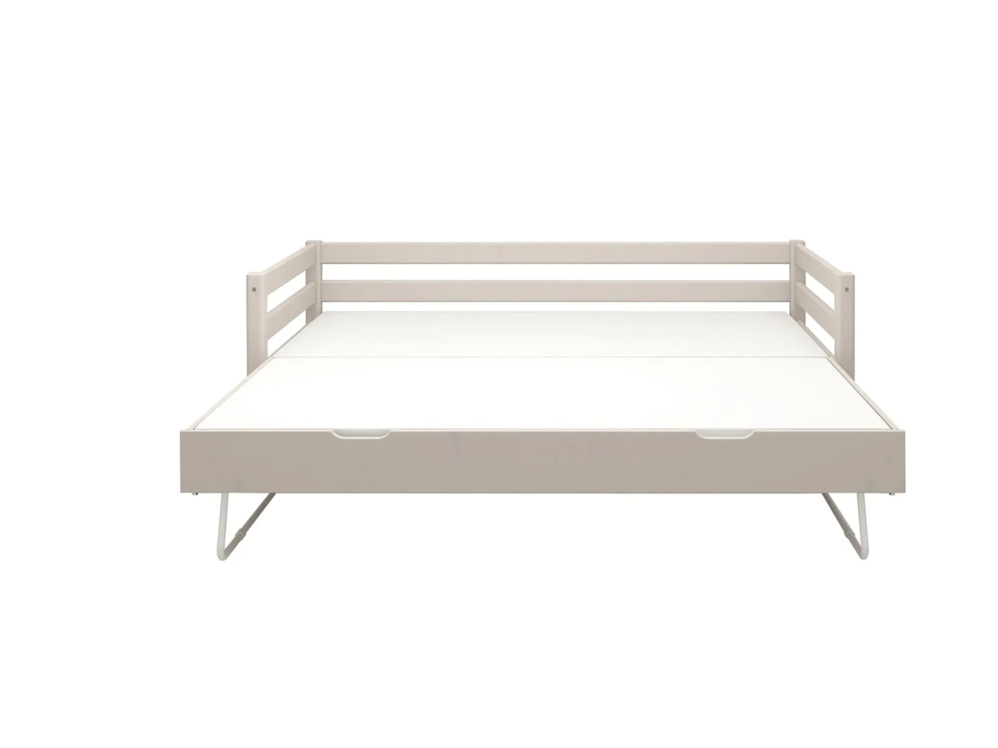 Best Sale FLEXA Enkeltseng Med Gaesteseng Grey Washed Pine