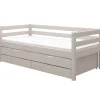 Clearance FLEXA Enkeltseng Med Gaesteseng Og Skuffer Grey Washed Pine