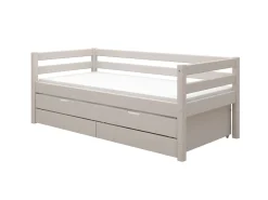 Clearance FLEXA Enkeltseng Med Gaesteseng Og Skuffer Grey Washed Pine