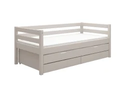 Clearance FLEXA Enkeltseng Med Gaesteseng Og Skuffer Grey Washed Pine