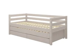 Clearance FLEXA Enkeltseng Med Gaesteseng Og Skuffer Grey Washed Pine