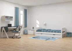 Store FLEXA Enkeltseng Med Udtraeksfunktion White