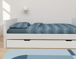Store FLEXA Enkeltseng Med Udtraeksfunktion White