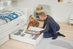 Clearance FLEXA Enkeltseng Med Udtraeksseng White