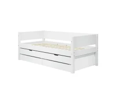 Clearance FLEXA Enkeltseng Med Udtraeksseng White