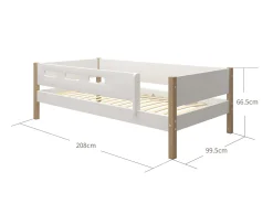 Fashion FLEXA Enkeltseng M. Sengehest White/Oak