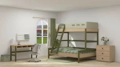 Fashion FLEXA Familieseng Kiwi/Oak