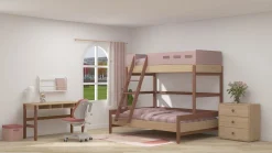 Cheap FLEXA Familieseng Cherry/Oak