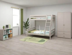 Fashion FLEXA Familieseng Grey Washed Pine