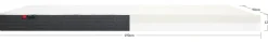 Shop FLEXA Latex Madras, 190X90 Bambusbetraek White