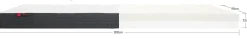 Fashion FLEXA Latex Madras, 200X90 Bomuldsbetraek White
