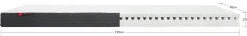 Cheap FLEXA Madras, 190X90 Bomuldsbetraek White