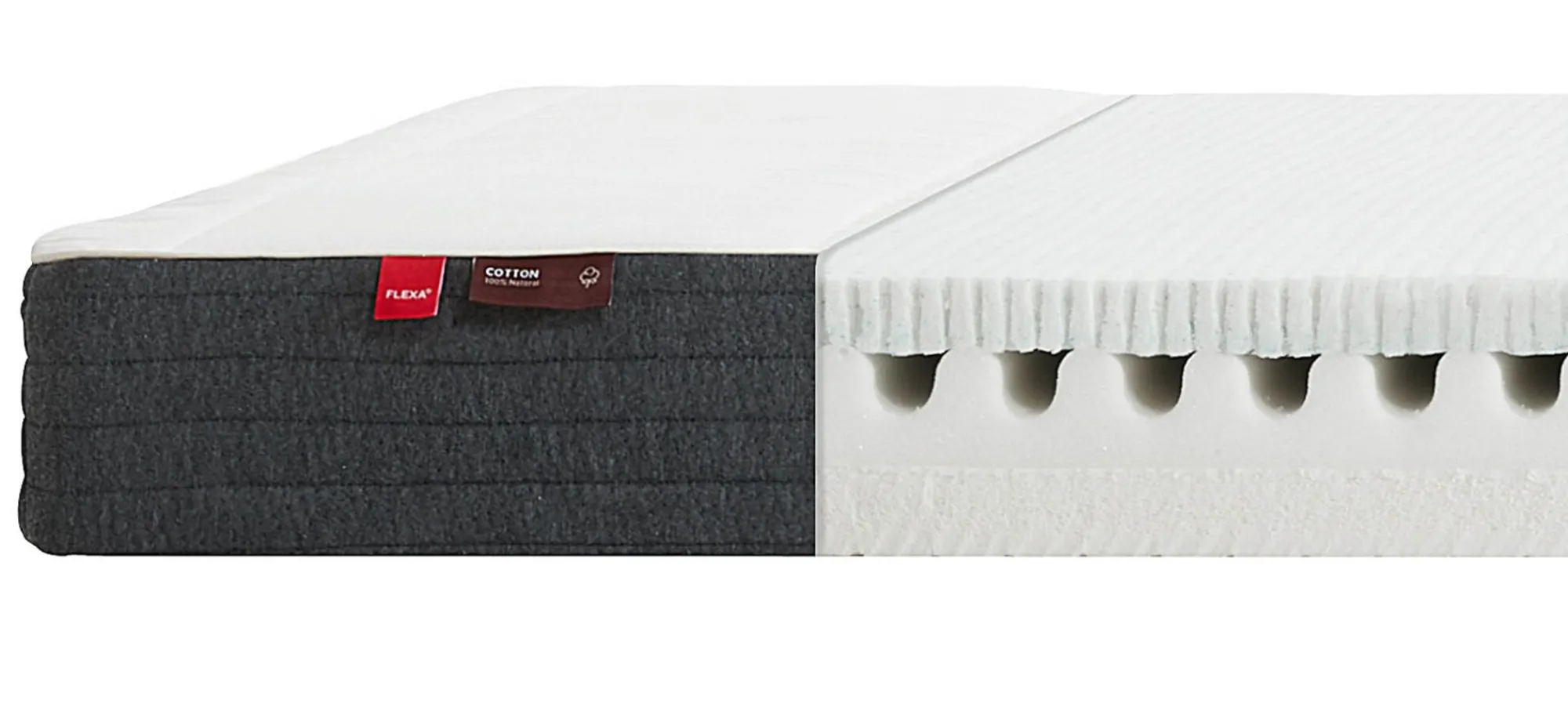 New FLEXA Madras, 200X140 Bomuldsbetraek White