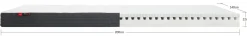 New FLEXA Madras, 200X140 Bomuldsbetraek White