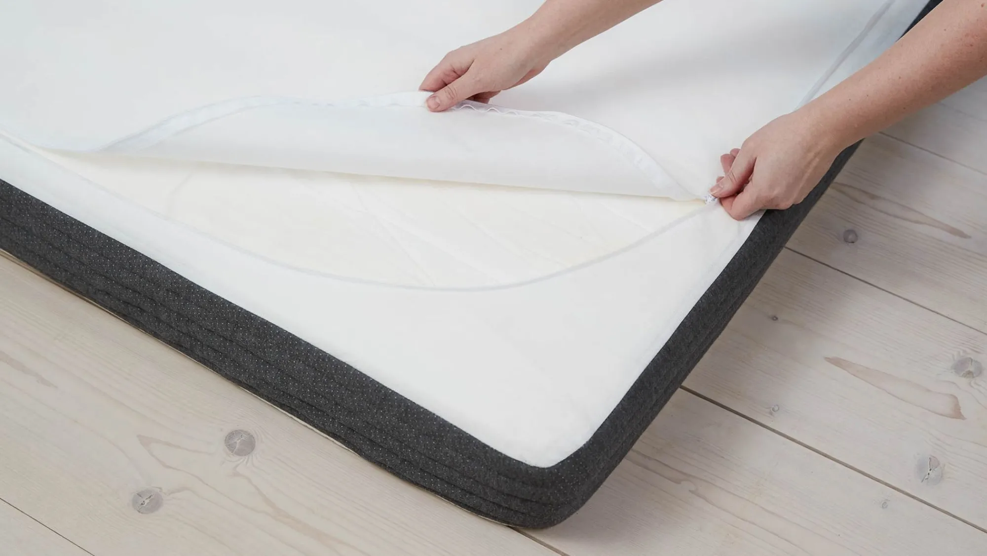 Shop FLEXA Madras, 200X140 Eukalyptusbetraek White