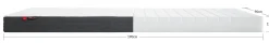 Best Sale FLEXA Skummadras, 190X90 Bomuldsbetraek White