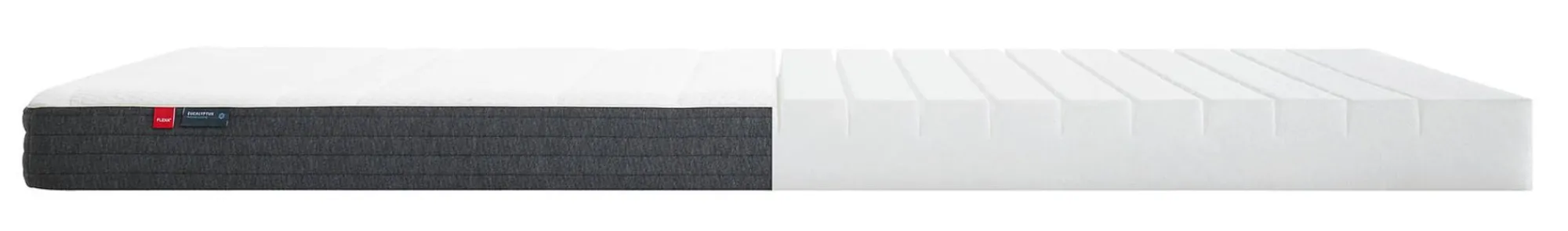 Fashion FLEXA Skummadras, 200X90 Eukalyptusbetraek White