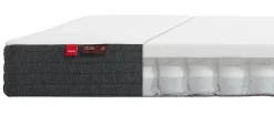 Best FLEXA Springmadras, 200X90 Bomuldsbetraek White