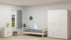 Best Sale FLEXA Garderobeskab Light Teal/White Washed Pine