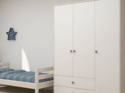Best Sale FLEXA Garderobeskab Light Teal/White Washed Pine